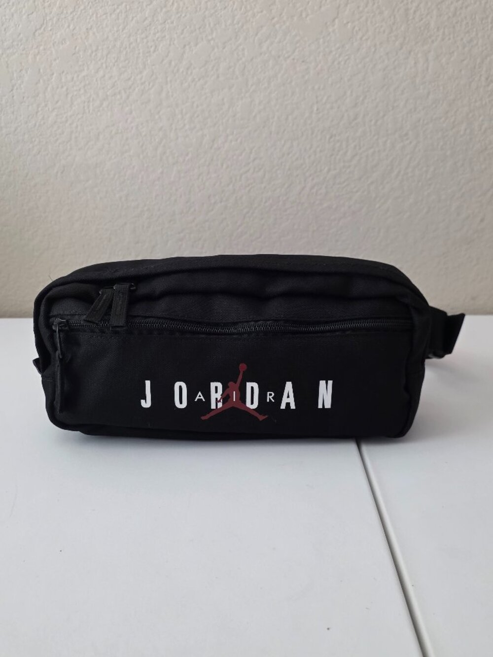 Nike Air Jordan Jumpman Crossbody Waist Bag Fanny Pack Travel Black 0201-023